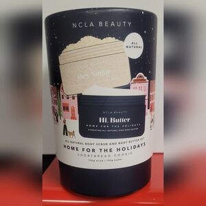 NCLA BEAUTY Hey Sugar Shortbread Cookie Natural Body Scrub & Butter Set -closet